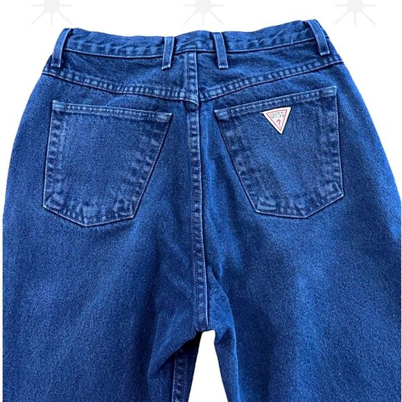 Guess High Rise Zipper Ankle Vintage 90s Jeans Size 30 - Picture 2 of 13